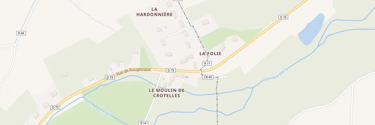 Plan du 5036 La Folie à Crotelles