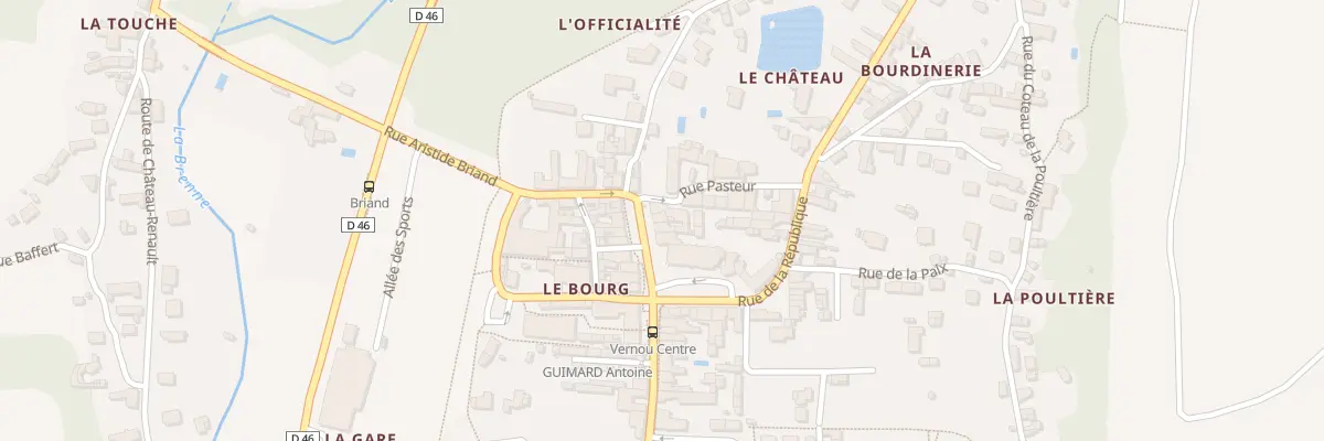 Plan du 5 Rue Lucien Arnoult à Vernou-sur-Brenne