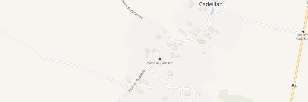 Plan du 5010 Au Village à Cadeillan