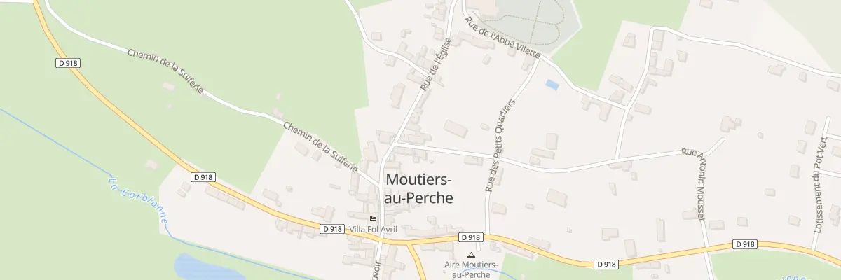 Plan du 3 Rue de Beaubuisson à Moutiers-au-Perche