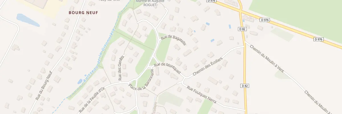 Plan du 5 Rue de Montqueuil à Azay-sur-Cher