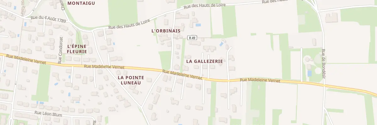 Plan du 65 Rue Madeleine Vernet à Montlouis-sur-Loire