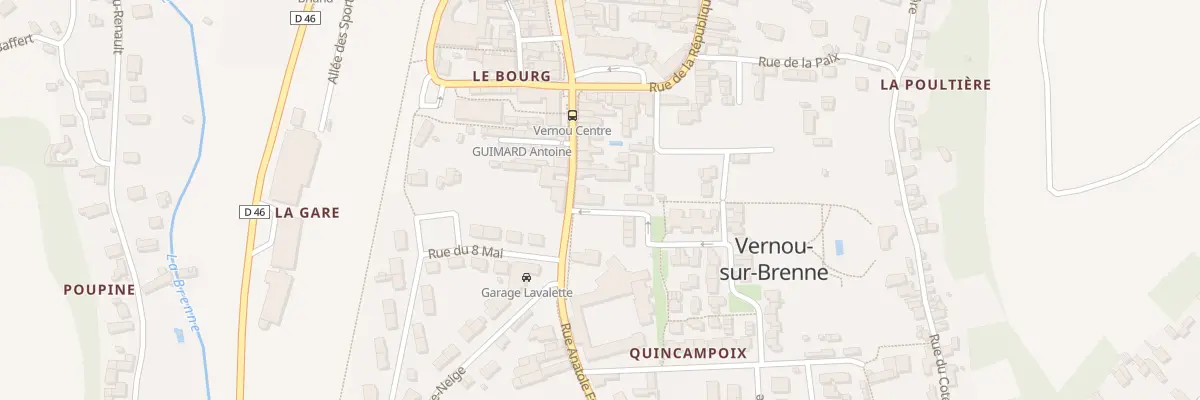 Plan du 23 Rue Joubert Fournier à Vernou-sur-Brenne