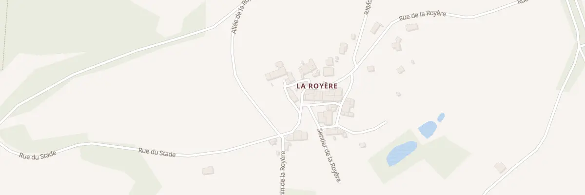 Plan du 7 Rue de la Royère à Rochechouart