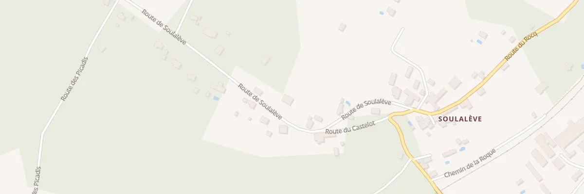 Plan du 1805 Rte de Soulalève à Trémolat