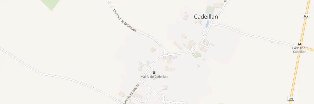 Plan du 5032 Au Village à Cadeillan
