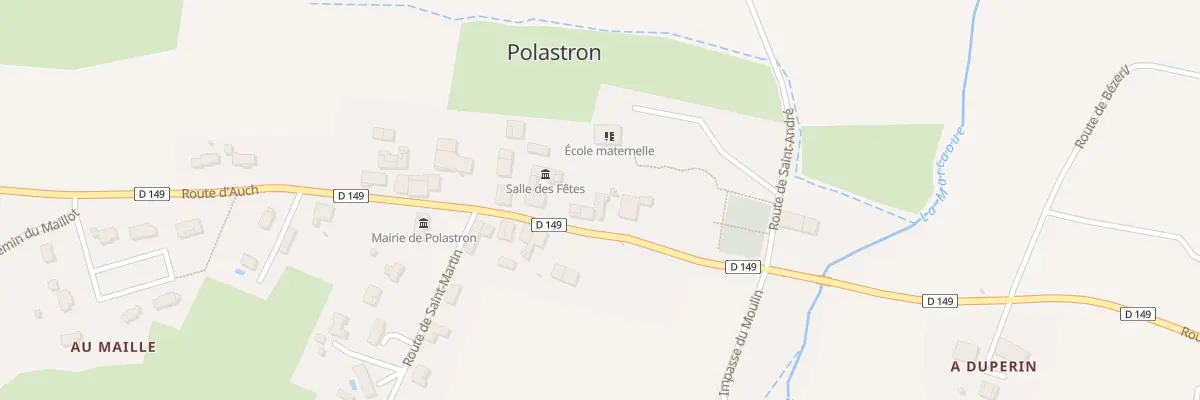 Plan du 5045 Le Village à Polastron