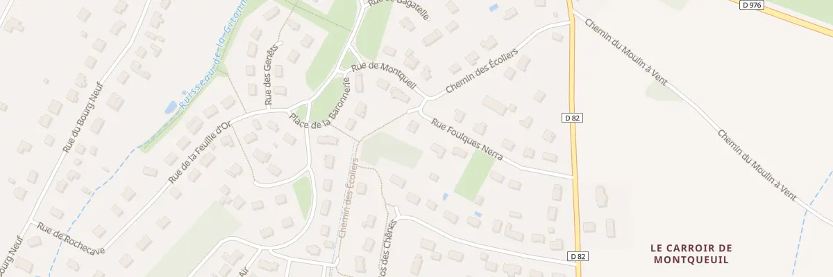 Plan du 14 Rue Foulques Nerra à Azay-sur-Cher