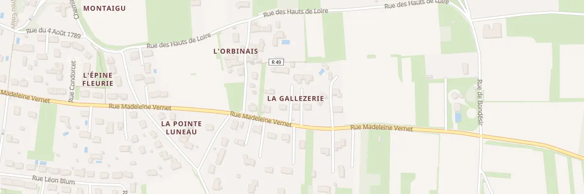 Plan du 69 Rue Madeleine Vernet à Montlouis-sur-Loire