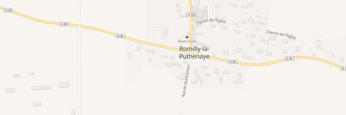Plan du 3 Rue du Vieux Puits à Romilly-la-Puthenaye