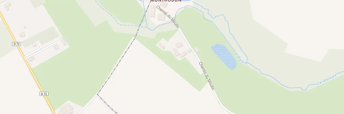 Plan du 6 Che du Moulin à Authon
