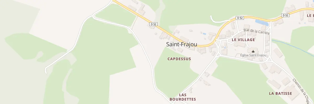 Plan du 5 Capdessus à Saint-Frajou