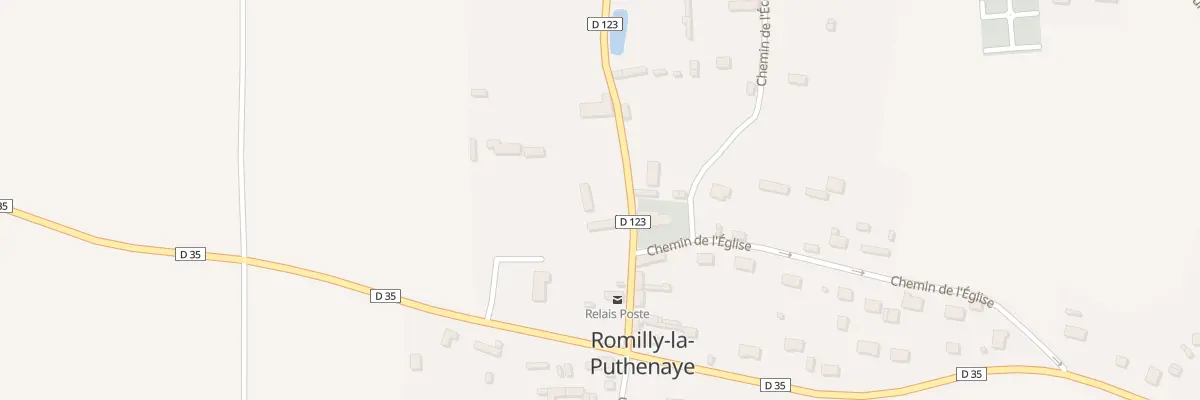 Plan du 5 Rue de la Mairie à Romilly-la-Puthenaye