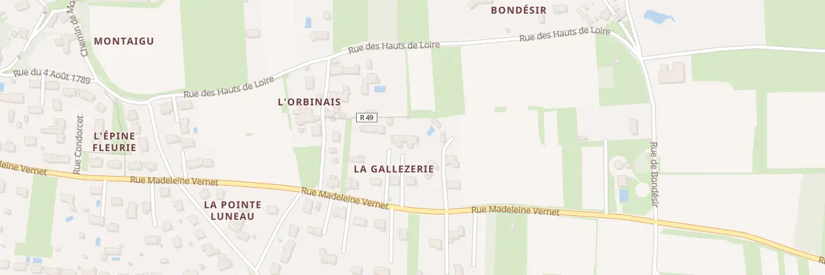 Plan du 71T Rue Madeleine Vernet à Montlouis-sur-Loire