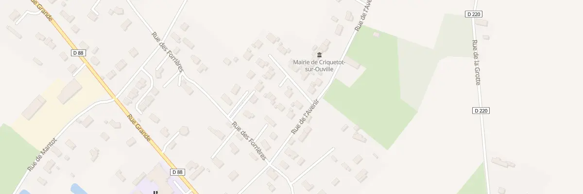 Plan du 1 Res des Pommiers à Criquetot-sur-Ouville