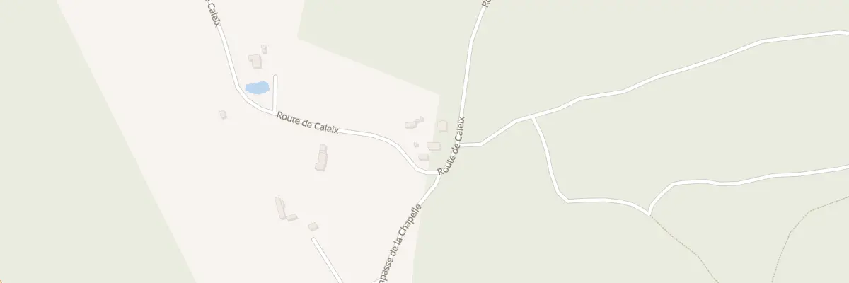 Plan du 1850 Rte de Caleix à Saint-Pierre-de-Chignac