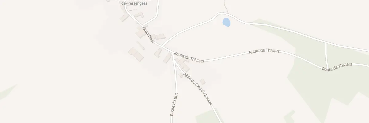 Plan du 3 Le Bourg à Saint-Martin-de-Fressengeas