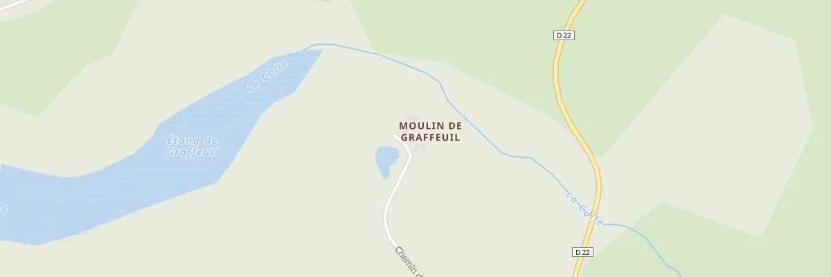 Plan du 2 Che du Moulin de Graffeuil à Cussac