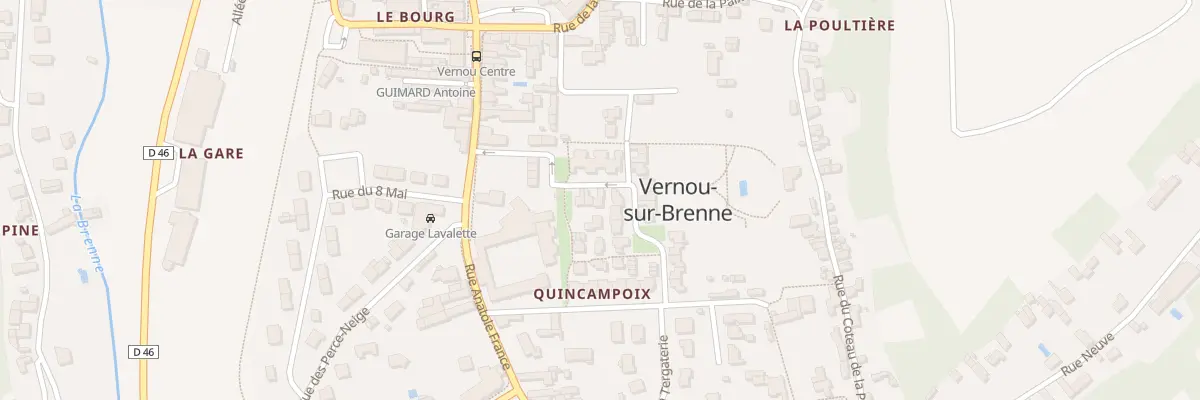 Plan du 16 Rue Joubert Fournier à Vernou-sur-Brenne