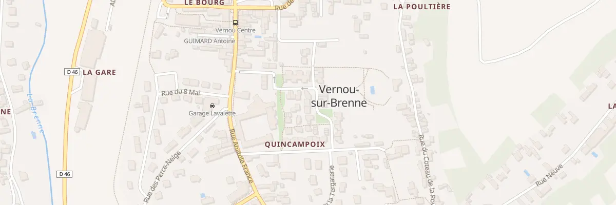 Plan du 12 Rue Joubert Fournier à Vernou-sur-Brenne