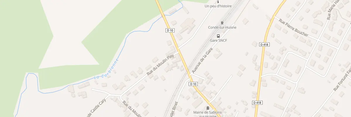 Plan du 29 Rue du Mal Leclerc à Sablons sur Huisne