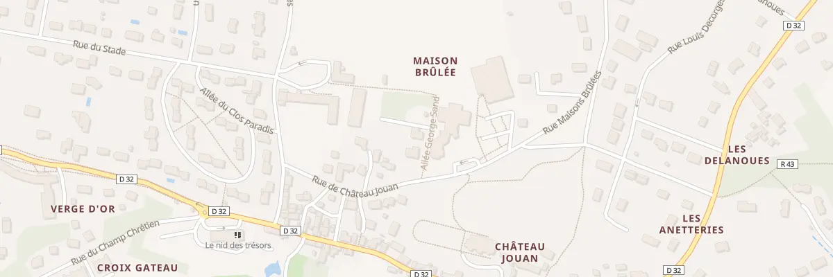 Plan du 3 All George Sand à Truyes