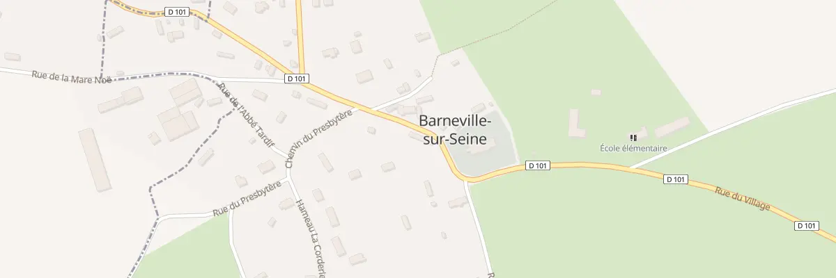 Plan du 887 Rue du Village à Barneville-sur-Seine