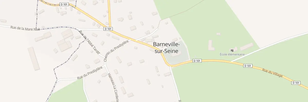 Plan du 831B Rue du Village à Barneville-sur-Seine