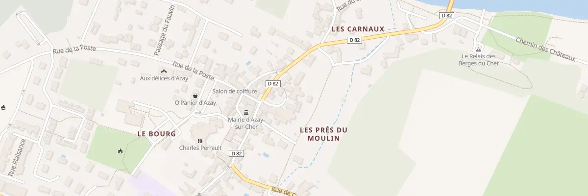 Plan du 6 Pl de l’Eglise à Azay-sur-Cher