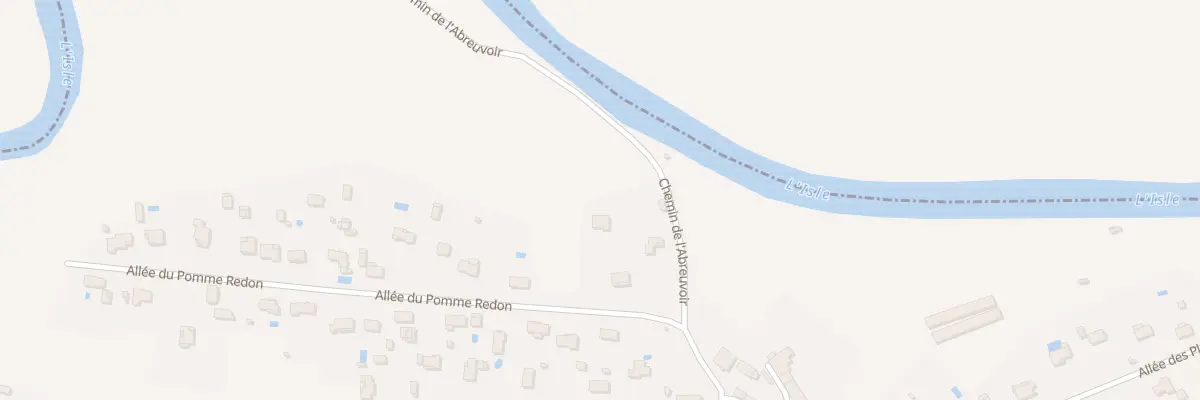 Plan du 4 All du Pomme Redon à Escoire