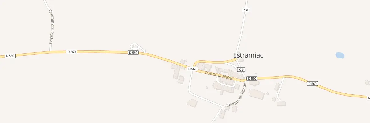 Plan du 28 Rte des Moulins à Estramiac