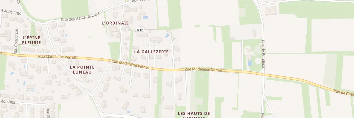 Plan du 77 Rue Madeleine Vernet à Montlouis-sur-Loire
