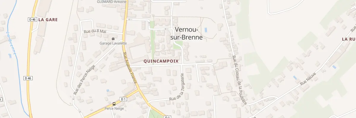 Plan du 10 Rue Quincampoix à Vernou-sur-Brenne