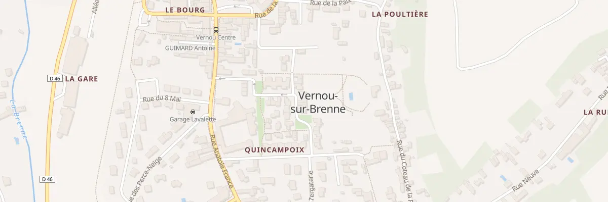 Plan du 15 Rue Joubert Fournier à Vernou-sur-Brenne