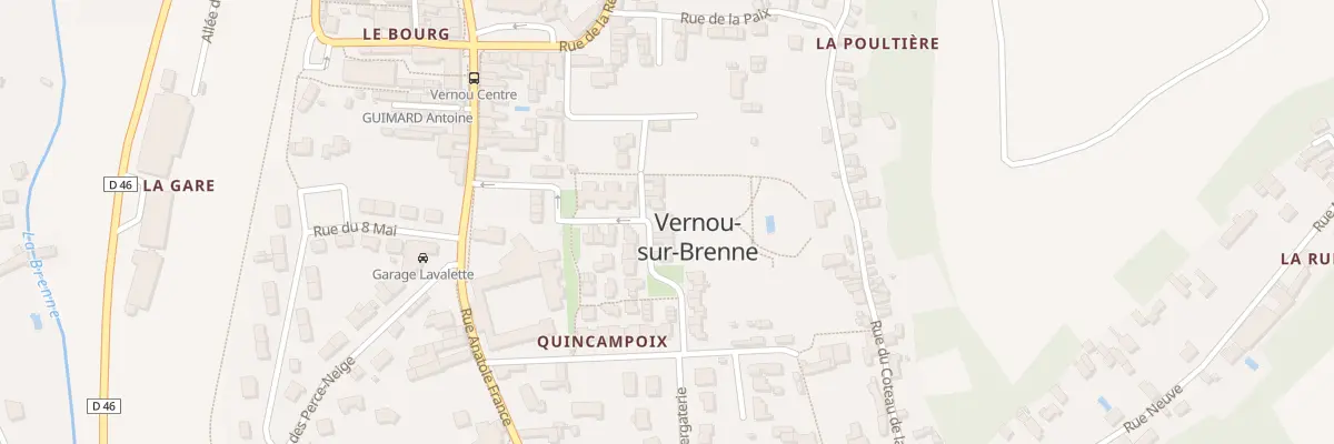 Plan du 17 Rue Joubert Fournier à Vernou-sur-Brenne