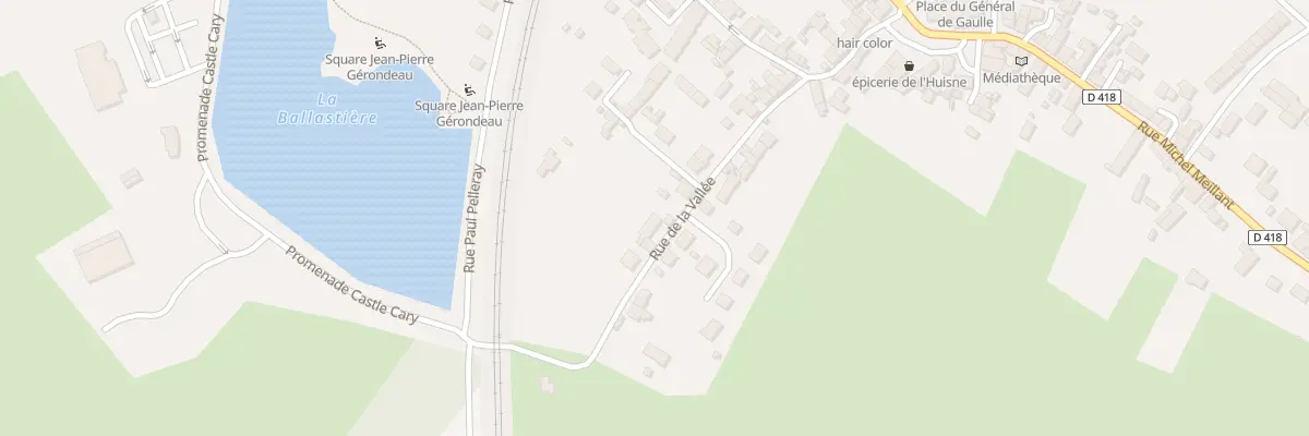 Plan du 26 Rue de la Vallée à Sablons sur Huisne