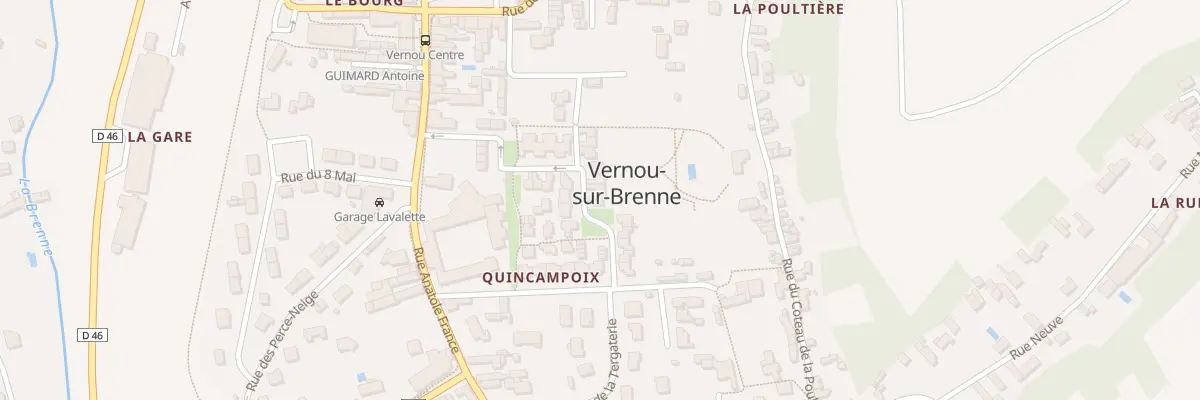 Plan du 11 Rue Joubert Fournier à Vernou-sur-Brenne