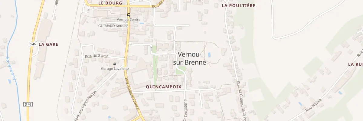 Plan du 13 Rue Joubert Fournier à Vernou-sur-Brenne