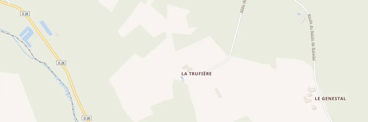 Plan du 535 La Trufiere au Buisson-de-Cadouin