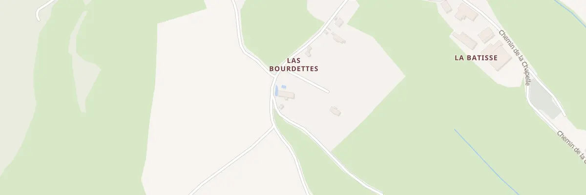 Plan du 44 Las Bourdettes à Saint-Frajou
