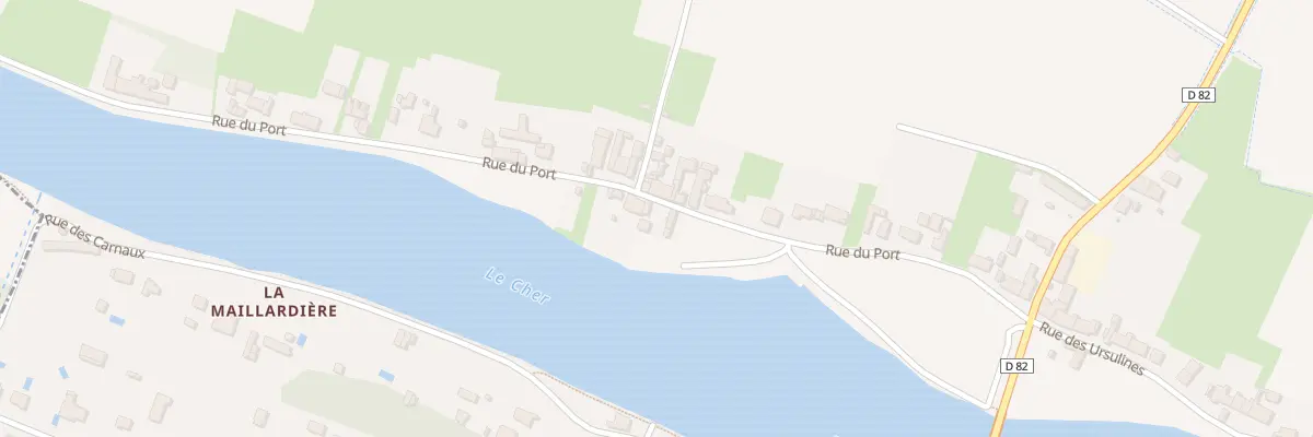 Plan du 4 Rue du Port à Azay-sur-Cher