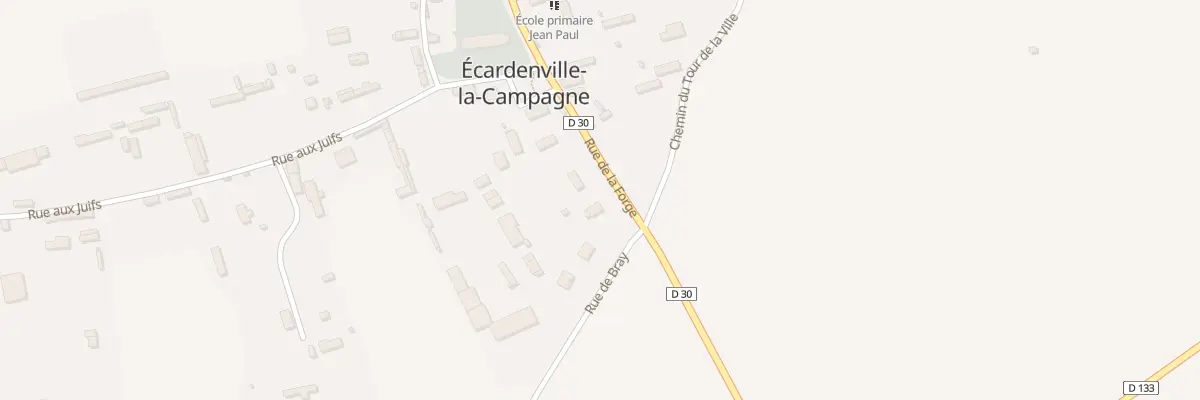 Plan du 1 Rue de la Forge à Écardenville-la-Campagne