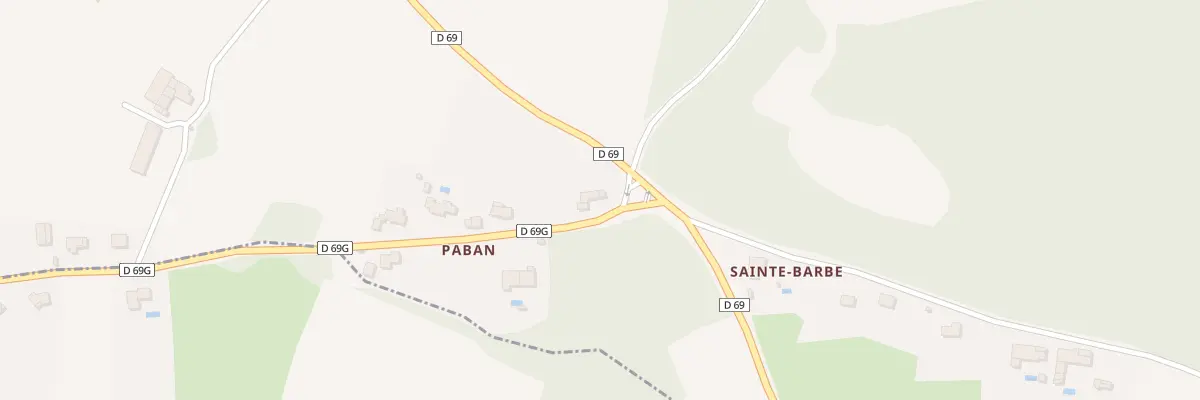 Plan du 71 Paban à Sepx