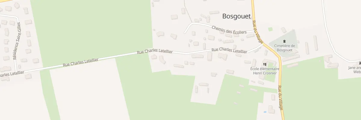 Plan du 195 Rue Charles Letellier à Bosgouet
