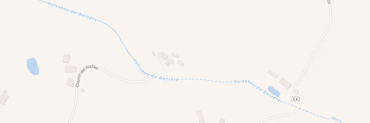 Plan du 600 Che des Roches à Estramiac