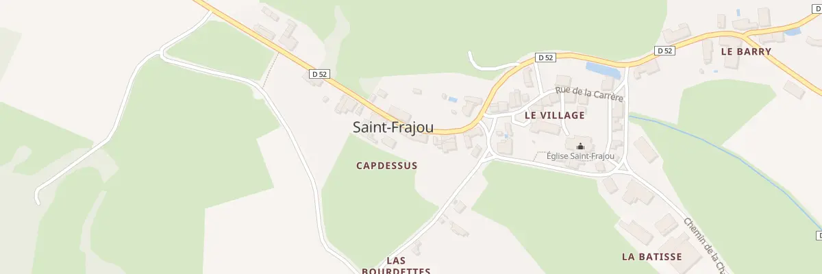 Plan du 8 Capdessus à Saint-Frajou
