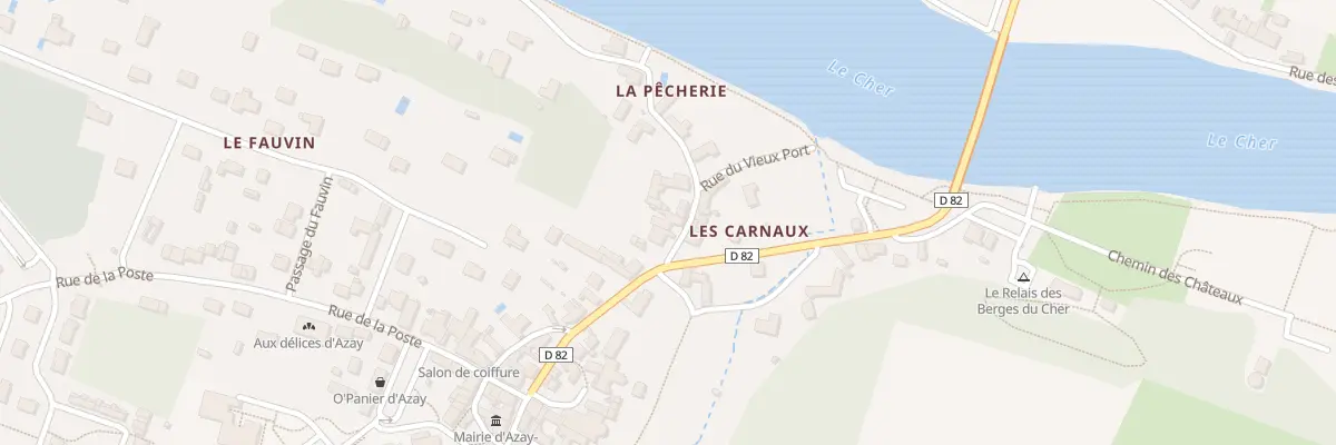Plan du 4 Rue des Carnaux à Azay-sur-Cher