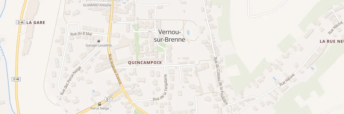 Plan du 3 Rue Joubert Fournier à Vernou-sur-Brenne
