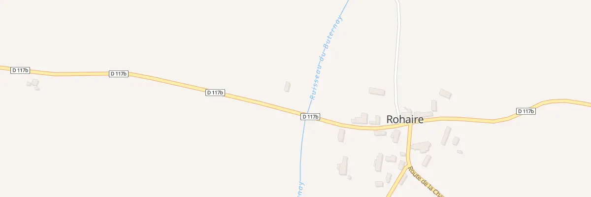 Plan du 6 Rte de Chennebrun à Rohaire