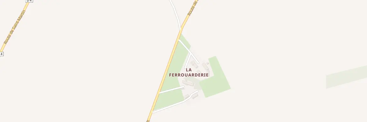 Plan du 1 Chem de la Ferrouarderie à Monthodon